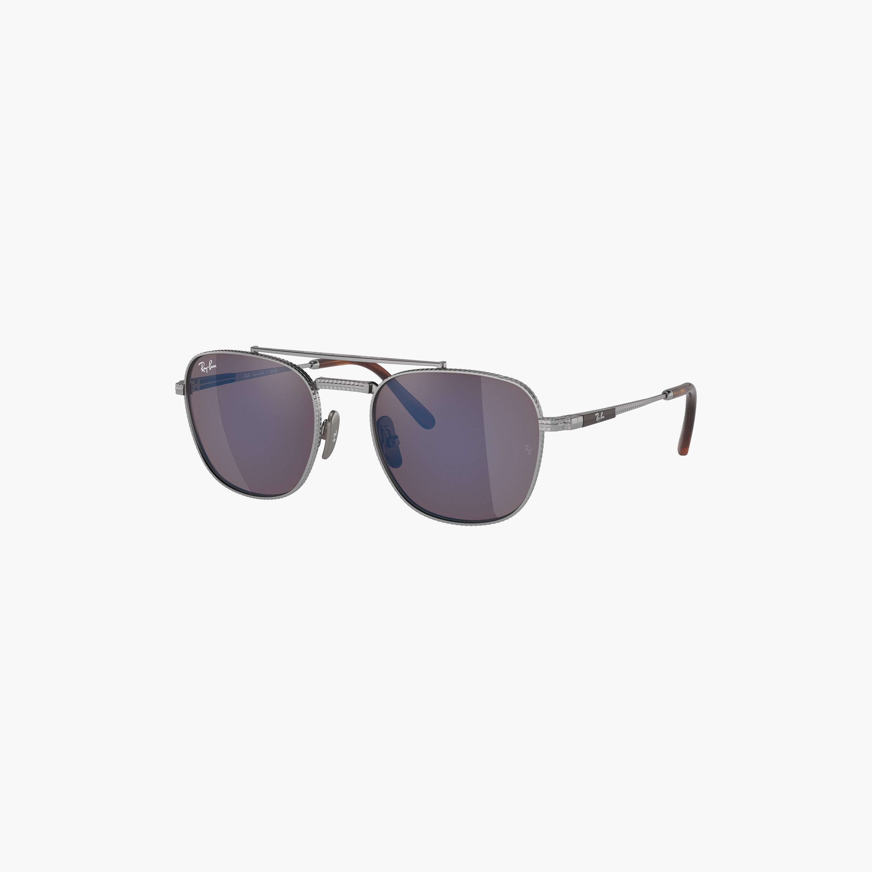 نظارات شمسية راي بان للجنسين بتصميم طيار أزرق | 8258-men-sunglasses-image-1