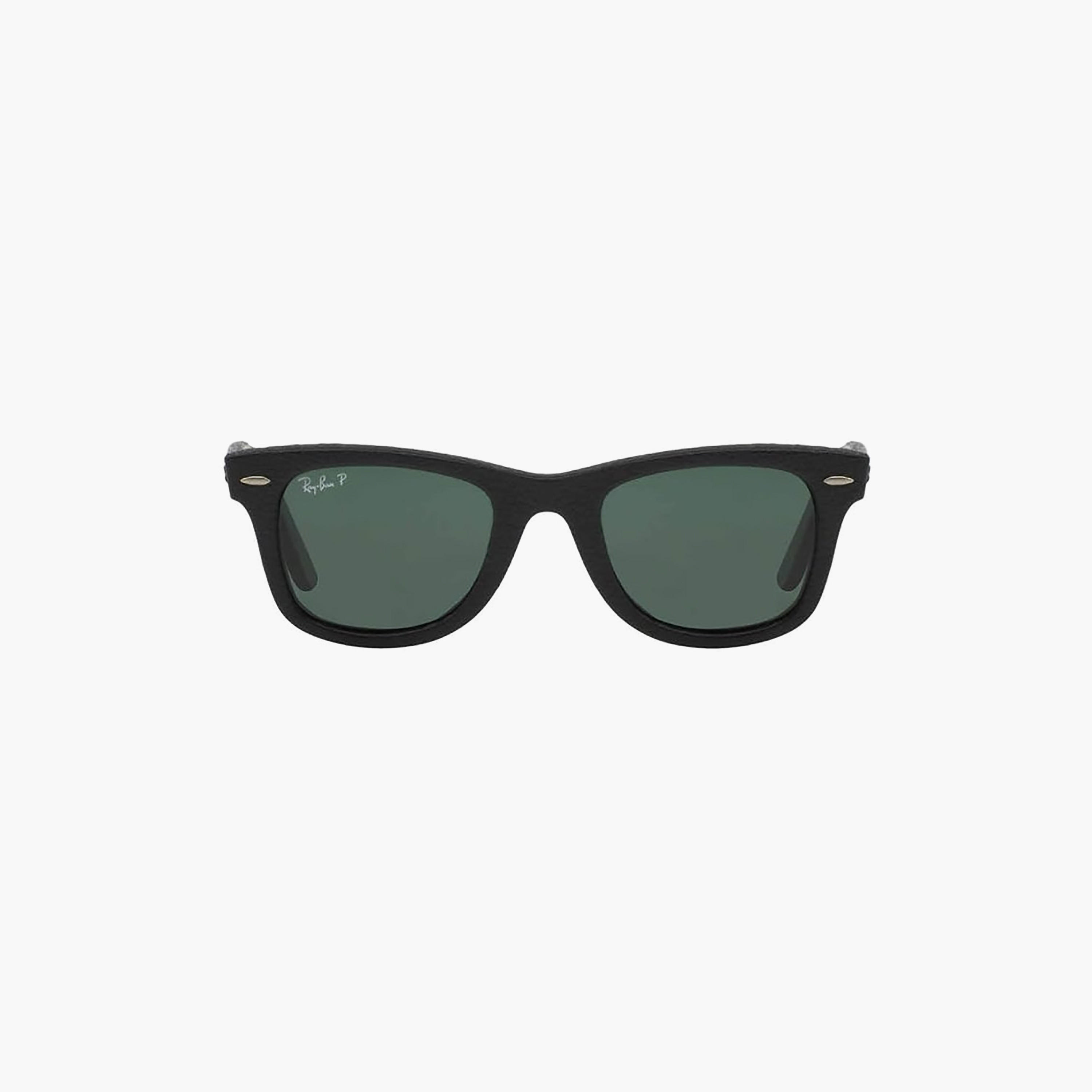 Ray-Ban Unisex Wayfarer Polorized Green Sunglasses | 2140QM-men-sunglasses-image-3