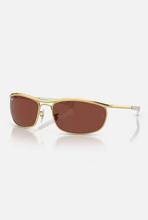Ray-Ban Unisex Rectangle Brown Polorized Sunglasses | 3119M-men-sunglasses-image-1