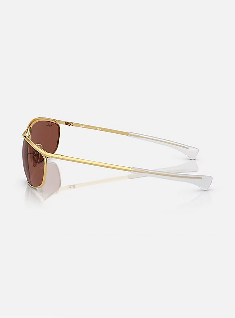 Ray-Ban Unisex Rectangle Brown Polorized Sunglasses | 3119M-men-sunglasses-image-2