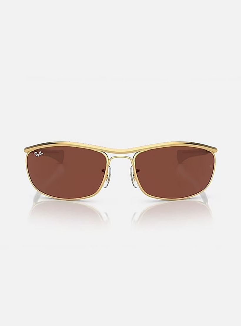 Ray-Ban Unisex Rectangle Brown Polorized Sunglasses | 3119M-men-sunglasses-image-3