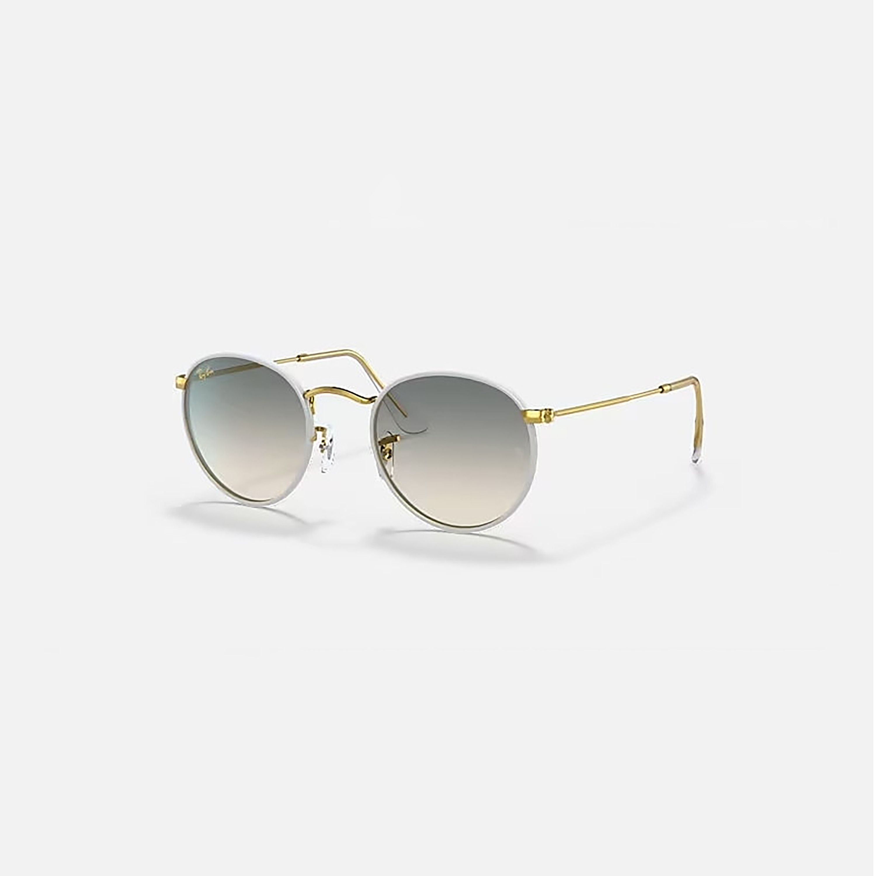 نظارات شمسية رجالية دائرية رمادية من راي بان | 3447JM-men-sunglasses-image-1