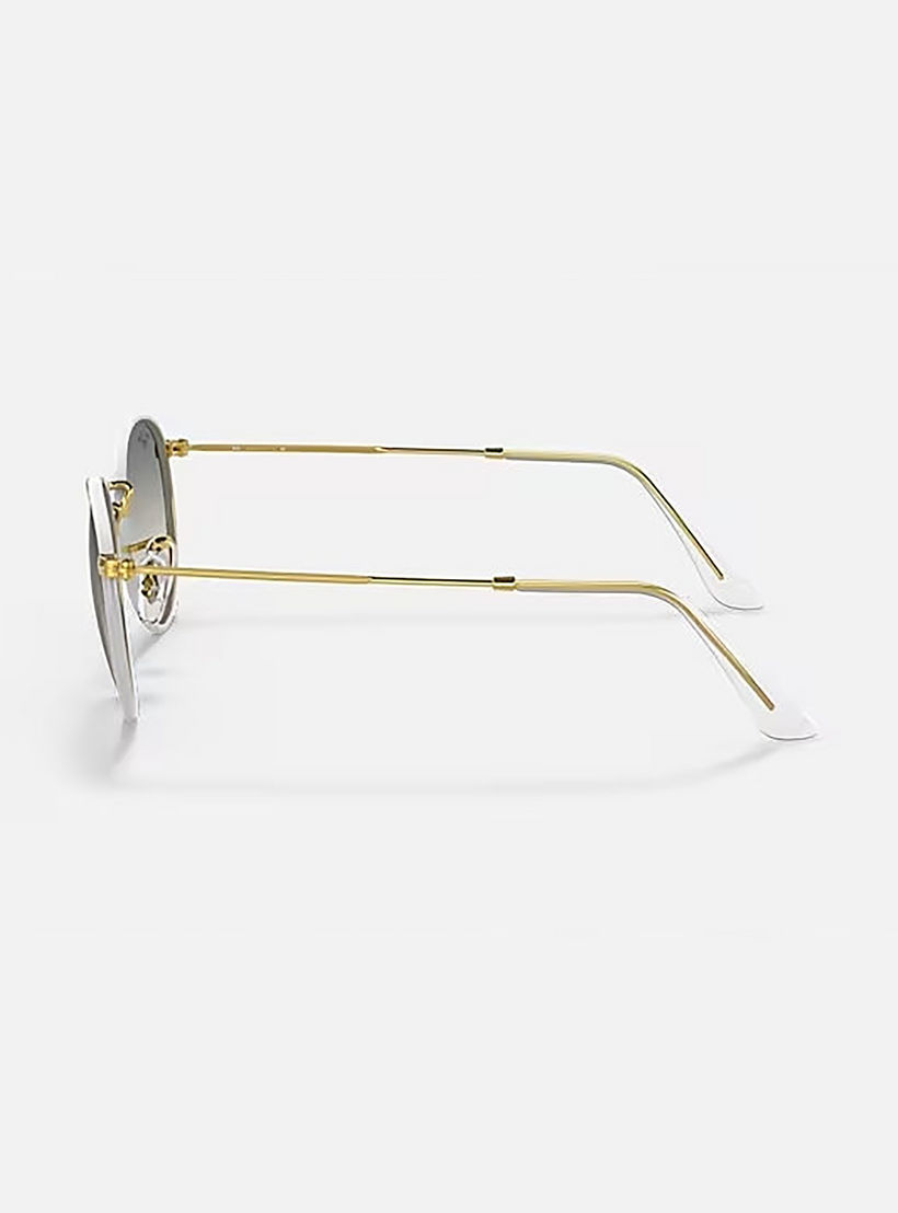Ray-Ban Men Round Grey Sunglasses | 3447JM-men-sunglasses-image-2