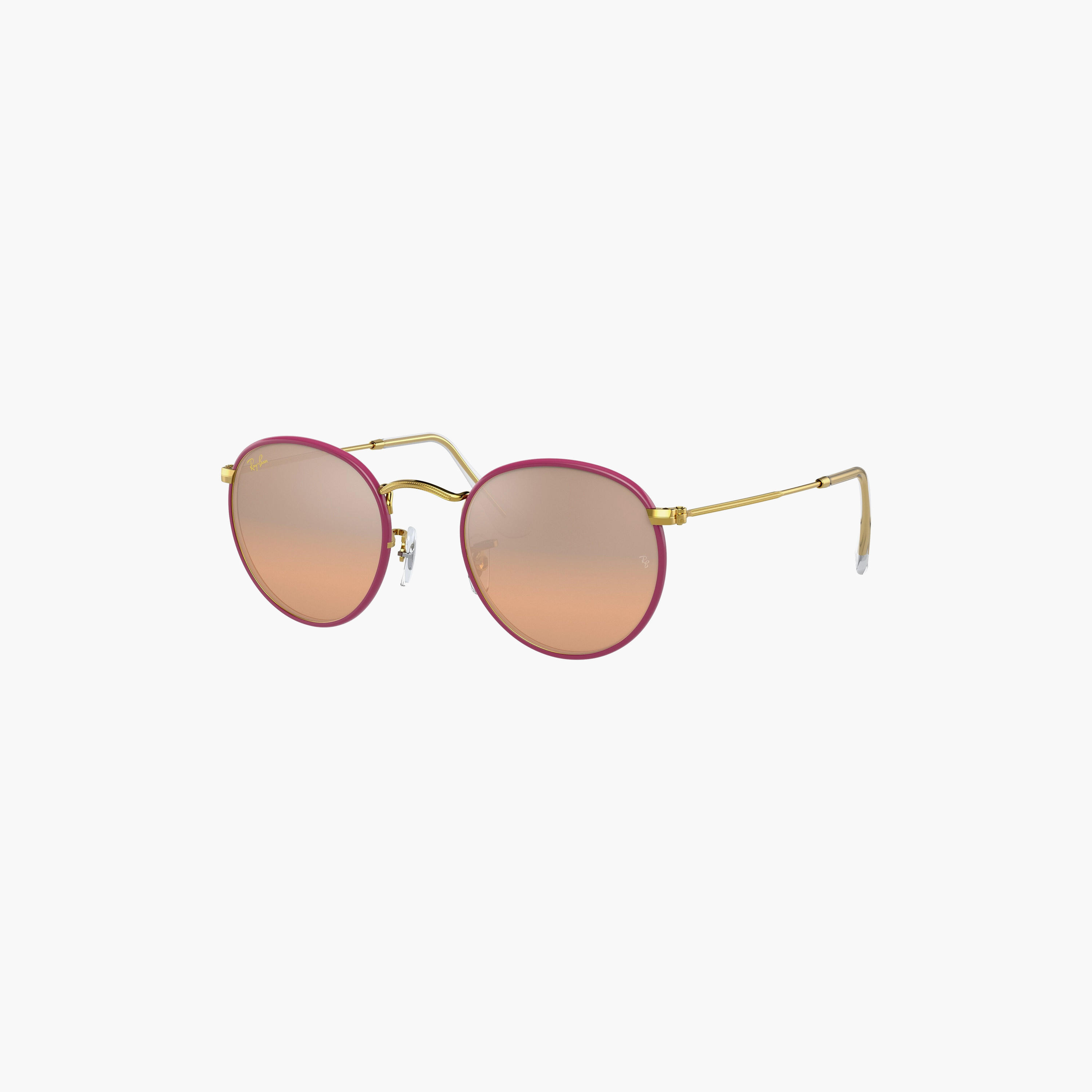 Ray-Ban Men Round Pink Sunglasses | 3447JM-men-sunglasses-image-1