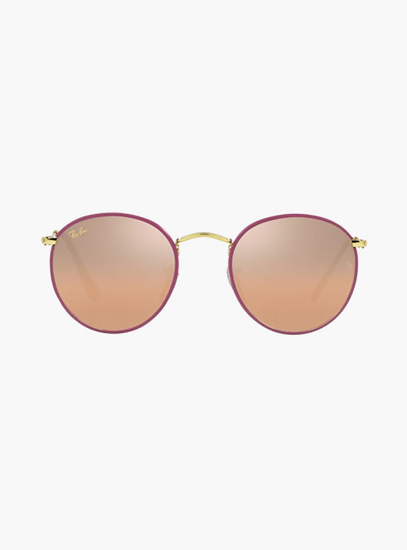 Ray-Ban Men Round Pink Sunglasses | 3447JM-men-sunglasses-image-3