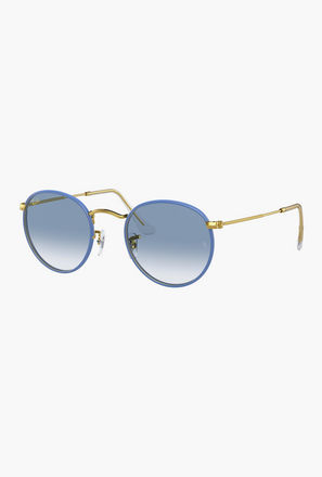 Ray-Ban Men Round Blue Sunglasses | 3447JM-men-sunglasses-image-1