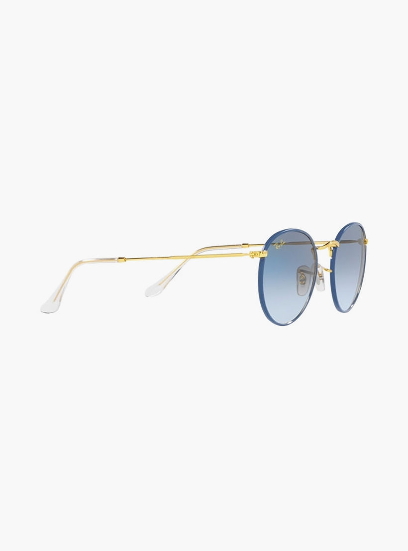 Ray-Ban Men Round Blue Sunglasses | 3447JM-men-sunglasses-image-2