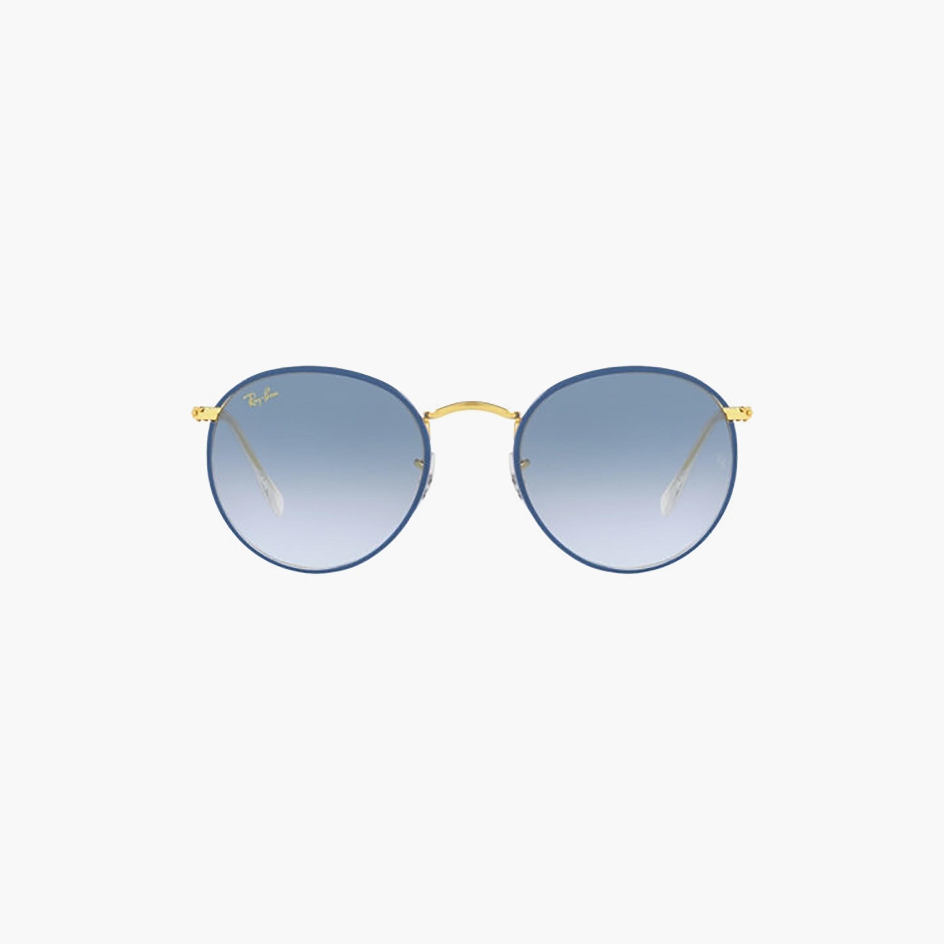 Ray-Ban Men Round Blue Sunglasses | 3447JM-men-sunglasses-image-3