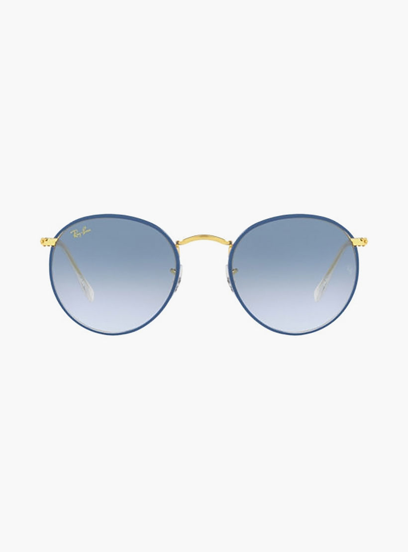 Ray-Ban Men Round Blue Sunglasses | 3447JM-men-sunglasses-image-3