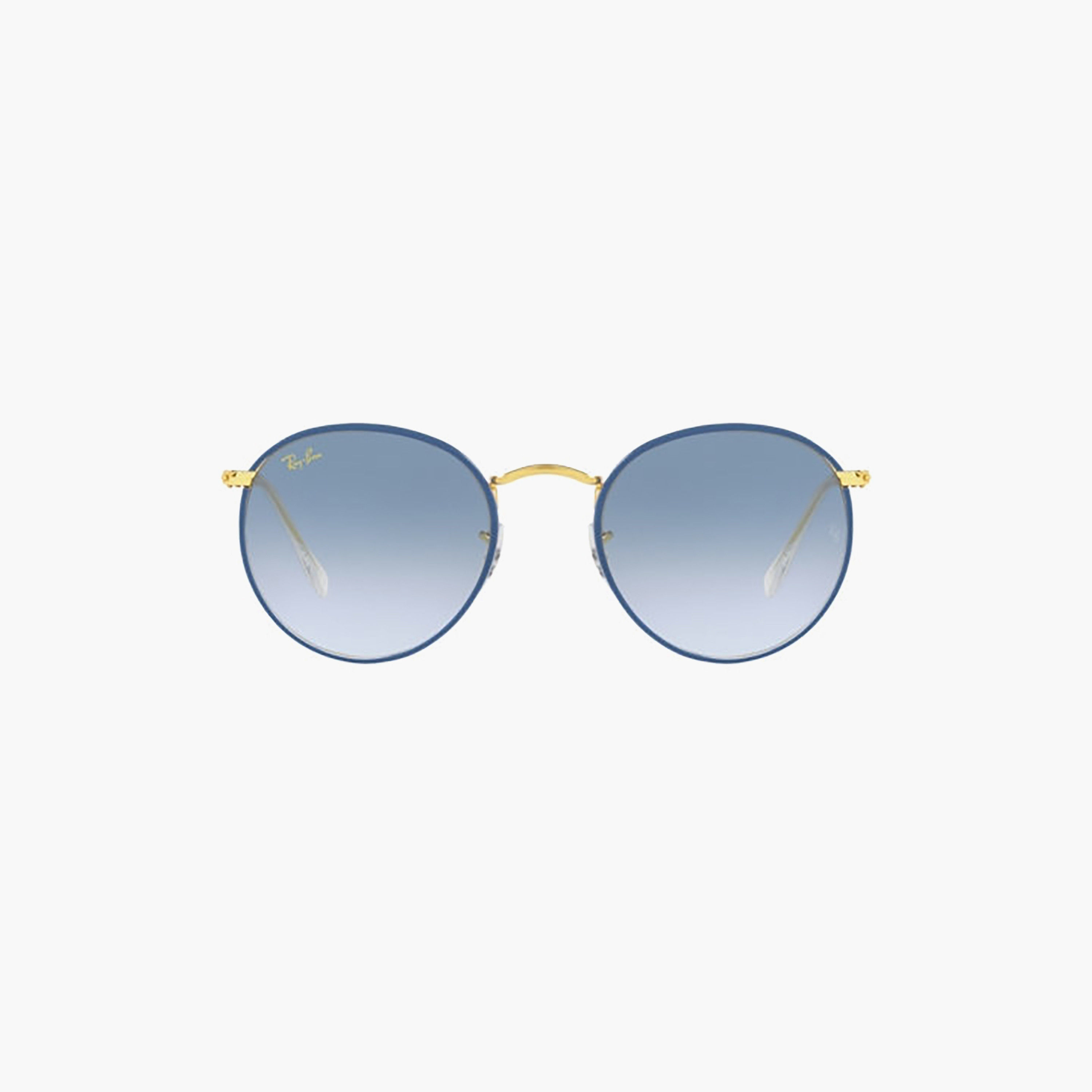 نظارات شمسية دائرية زرقاء للرجال من راي بان | 3447JM-men-sunglasses-image-3
