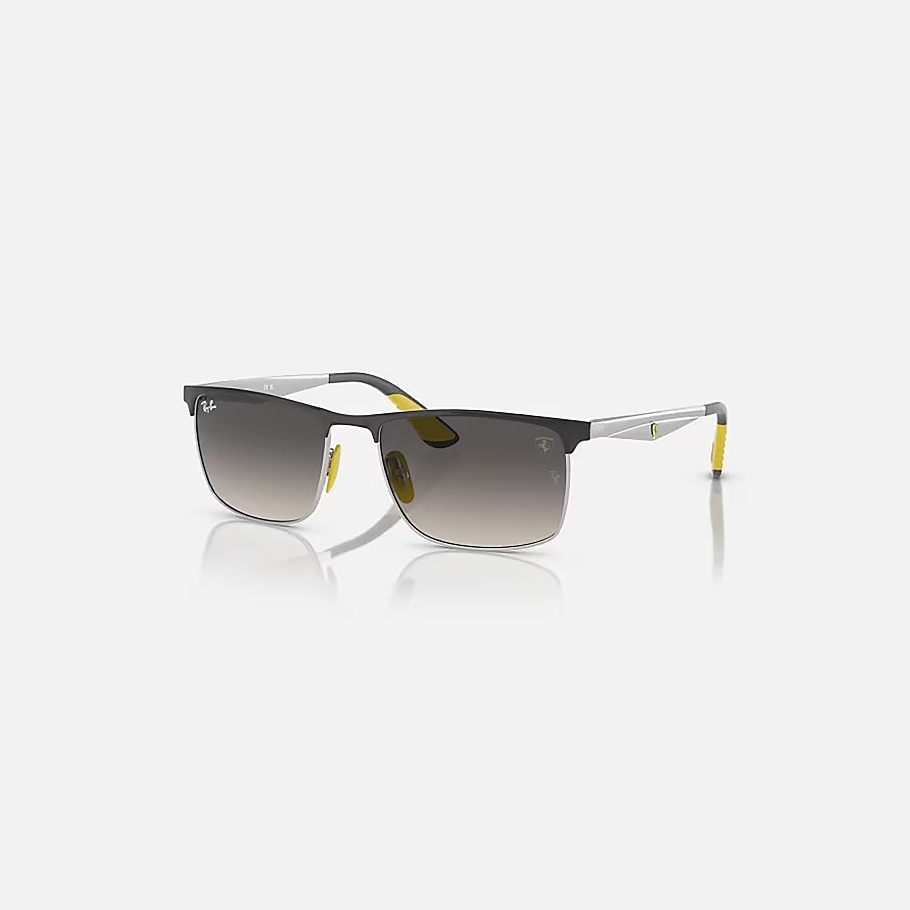 Ray-Ban Men Rectangle Grey Sunglasses | 3726M-men-sunglasses-image-1