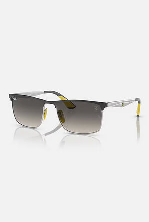 Ray-Ban Men Rectangle Grey Sunglasses | 3726M-men-sunglasses-image-1