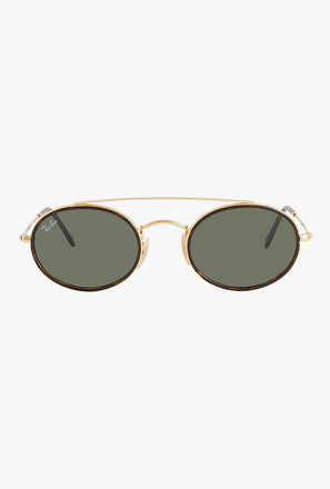 Ray-Ban Unisex Oval Grey Sunglasses | 3847N-men-sunglasses-image-1