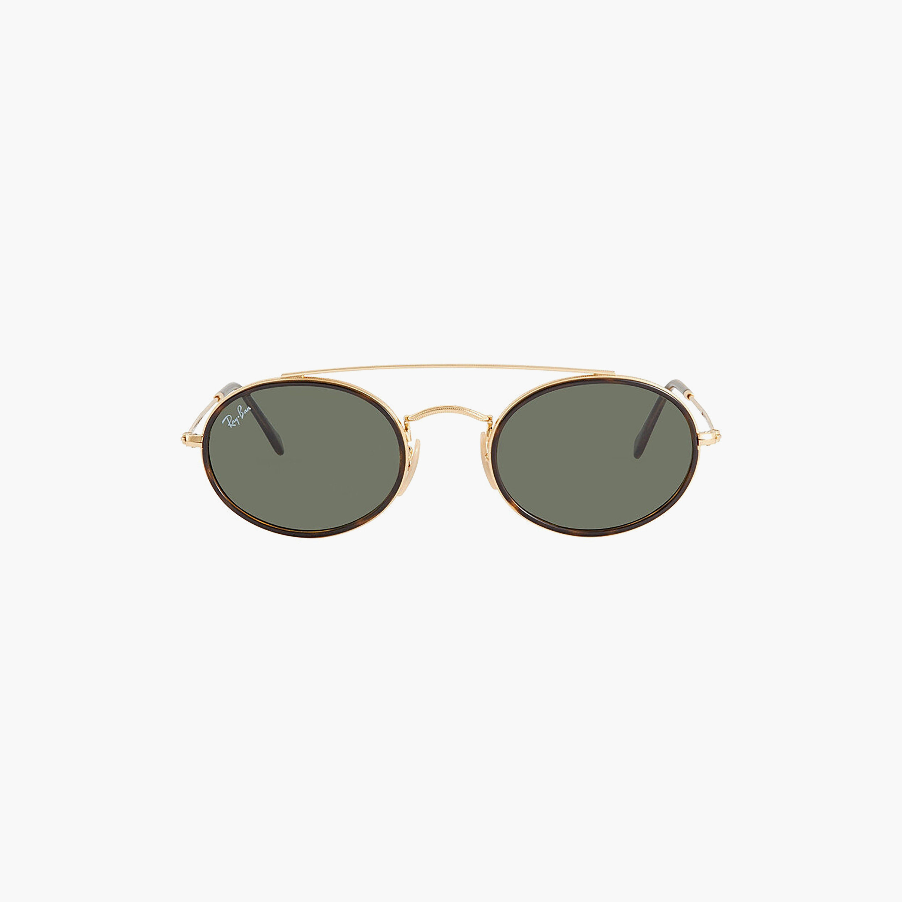 نظارات شمسية رمادية بيضاوية للجنسين من راي بان | 3847N-men-sunglasses-image-1