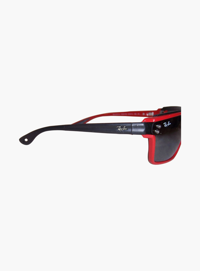 Ray-Ban Men Rectangle Grey Sunglasses | 4370M-men-sunglasses-image-3