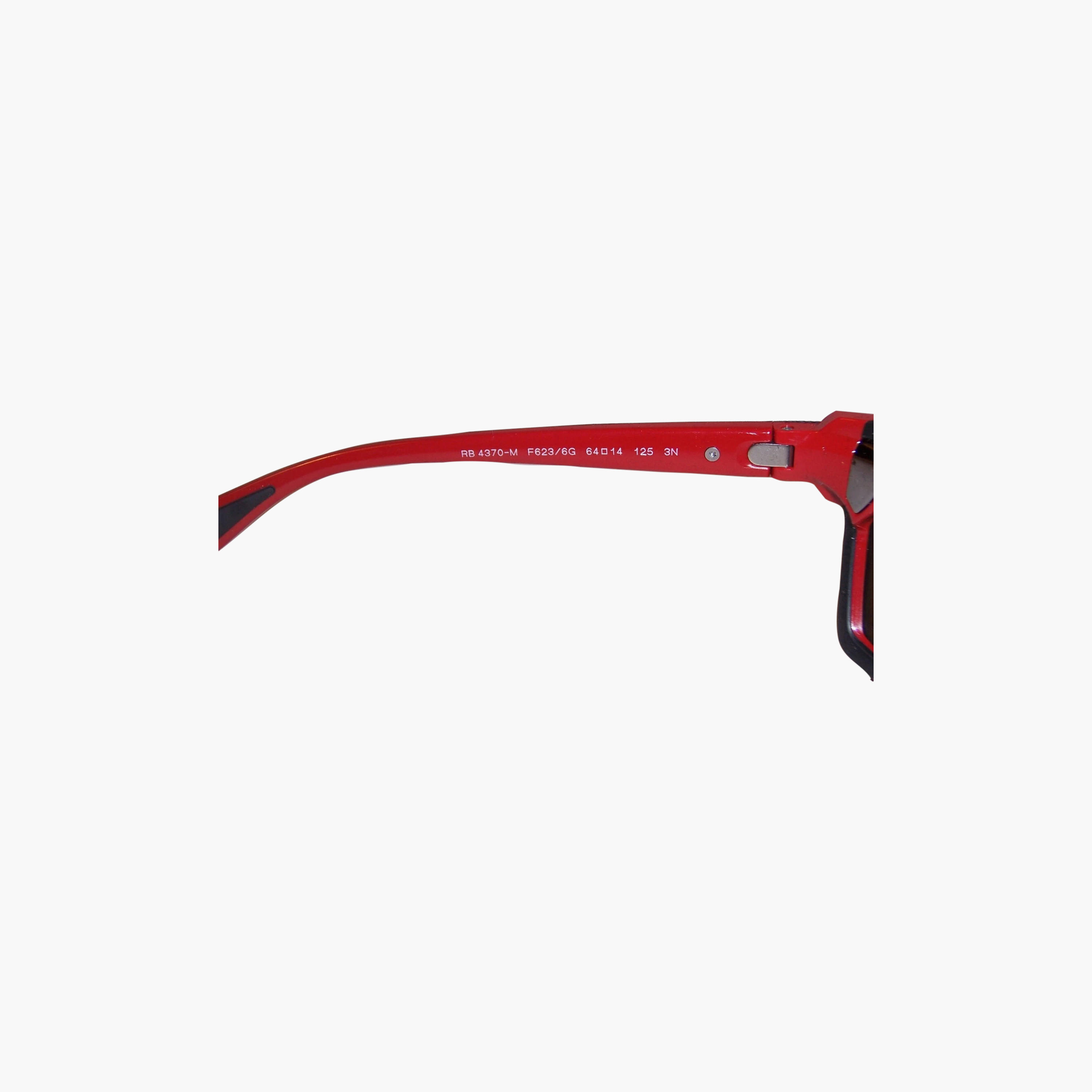 Ray-Ban Men Rectangle Grey Sunglasses | 4370M-men-sunglasses-image-4