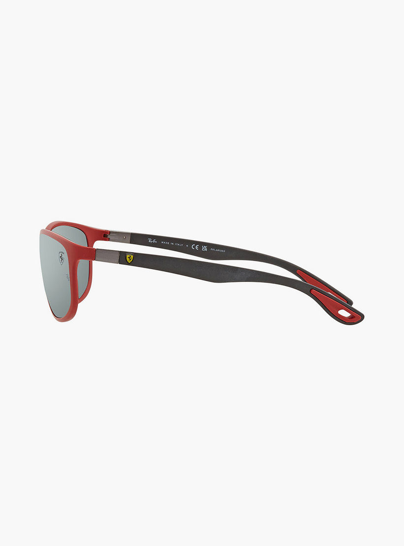 Ray-Ban Unisex Rectangle Polorized Blue Sunglasses | 4394M-men-sunglasses-image-2
