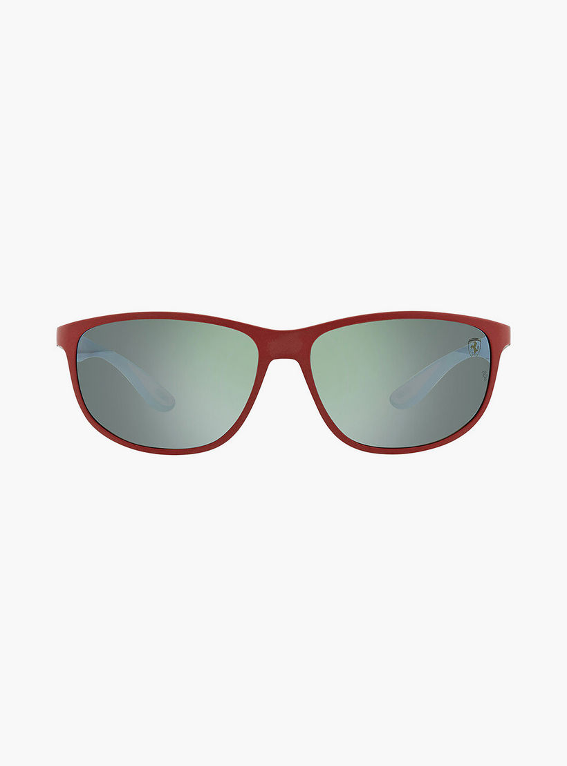 Ray-Ban Unisex Rectangle Polorized Blue Sunglasses | 4394M-men-sunglasses-image-3