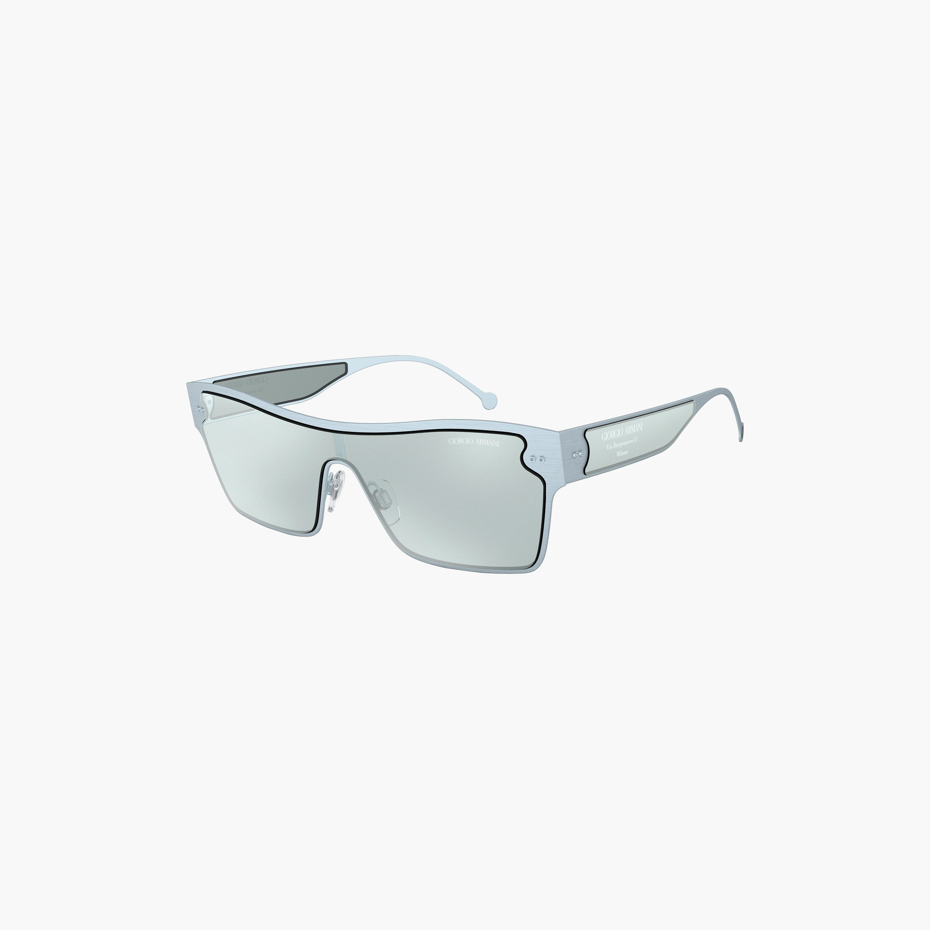 Giorgio Armani Women Shield Blue Sunglasses | 6088-women-sunglasses-image-1