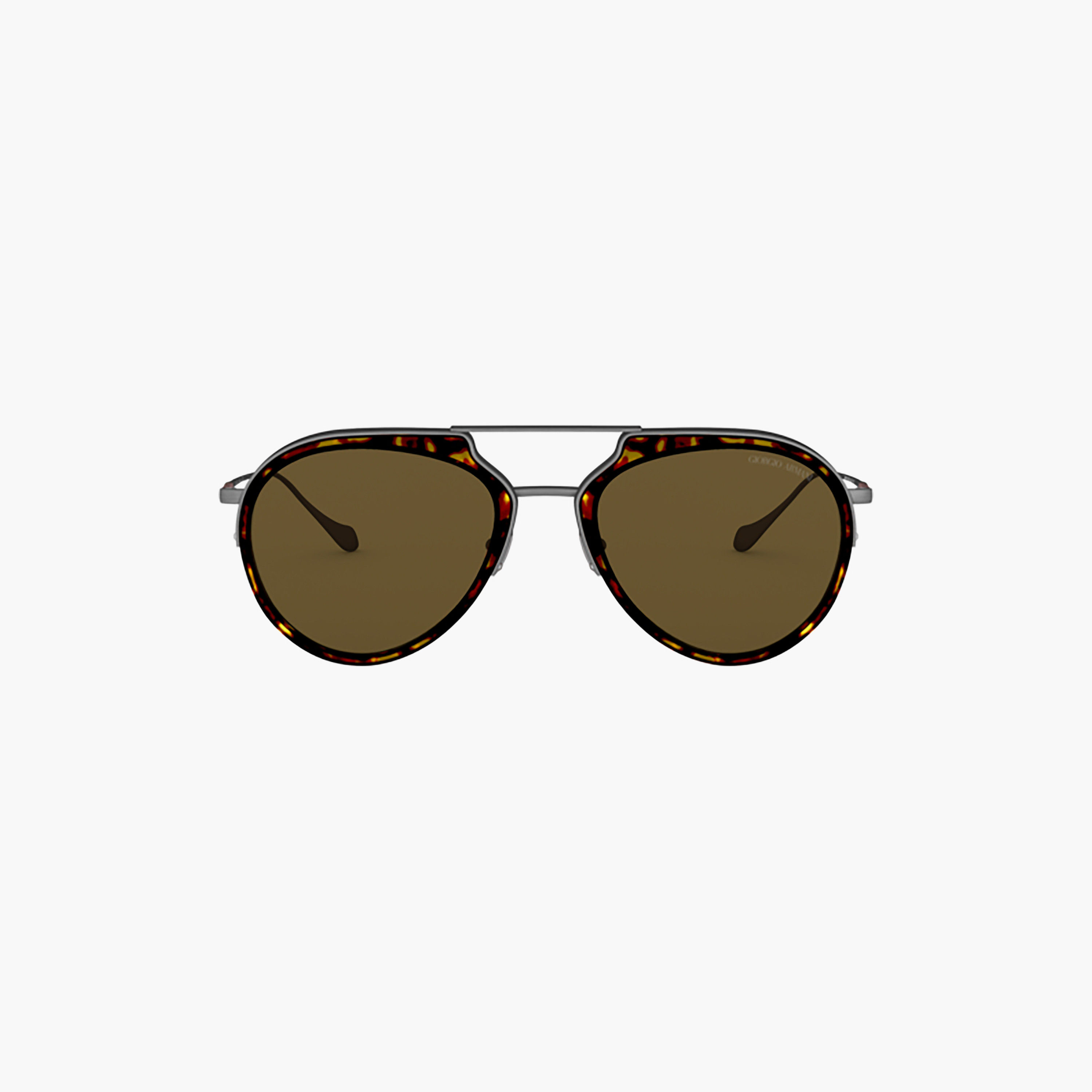 Giorgio Armani Men Aviator Brown Sunglasses | 6097-men-sunglasses-image-1