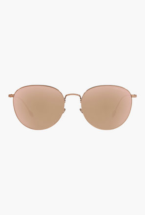نظارات شمسية دائرية بنية اللون من جورجيو أرماني للجنسين | 6114-men-sunglasses-image-1