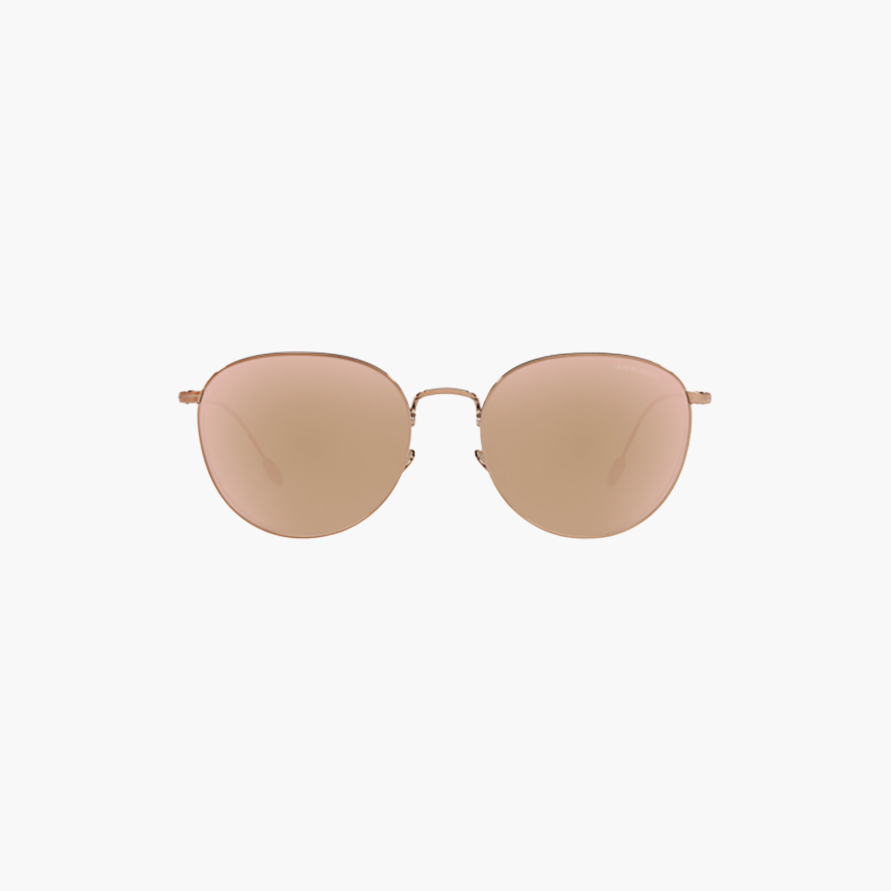 نظارات شمسية دائرية بنية اللون من جورجيو أرماني للجنسين | 6114-men-sunglasses-image-1