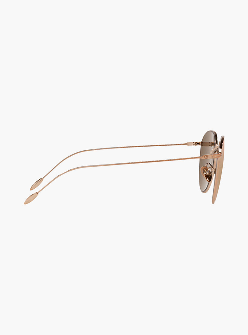 نظارات شمسية دائرية بنية اللون من جورجيو أرماني للجنسين | 6114-men-sunglasses-image-2