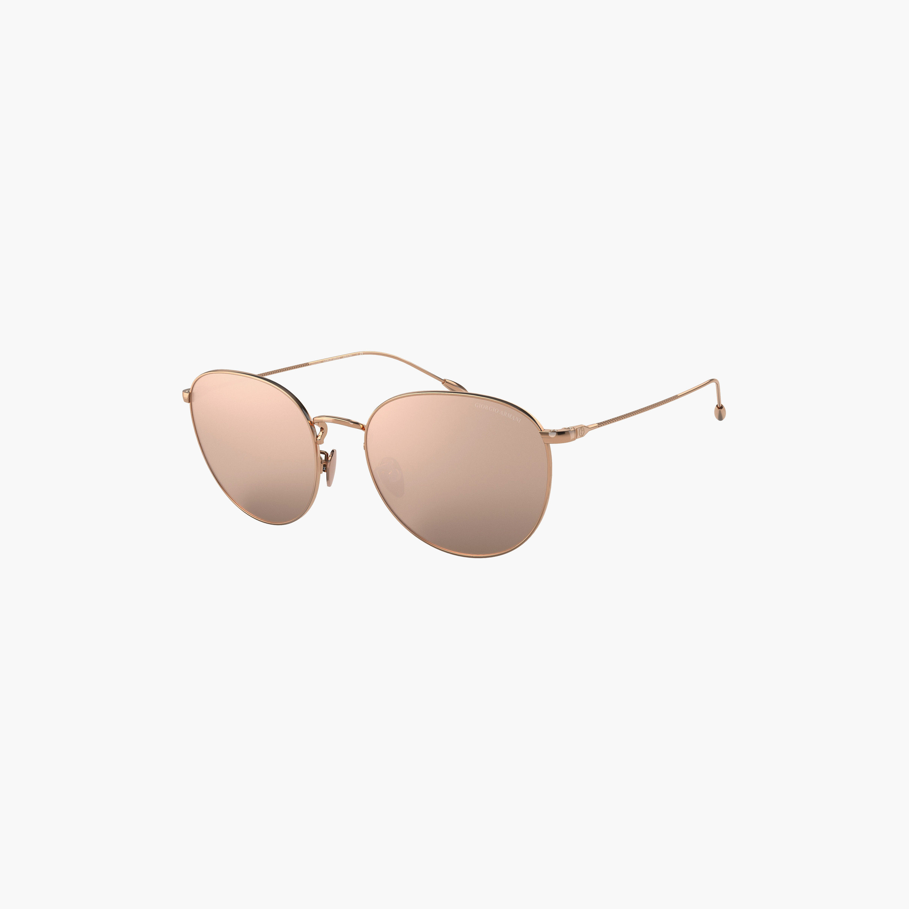 نظارات شمسية دائرية بنية اللون من جورجيو أرماني للجنسين | 6114-men-sunglasses-image-4