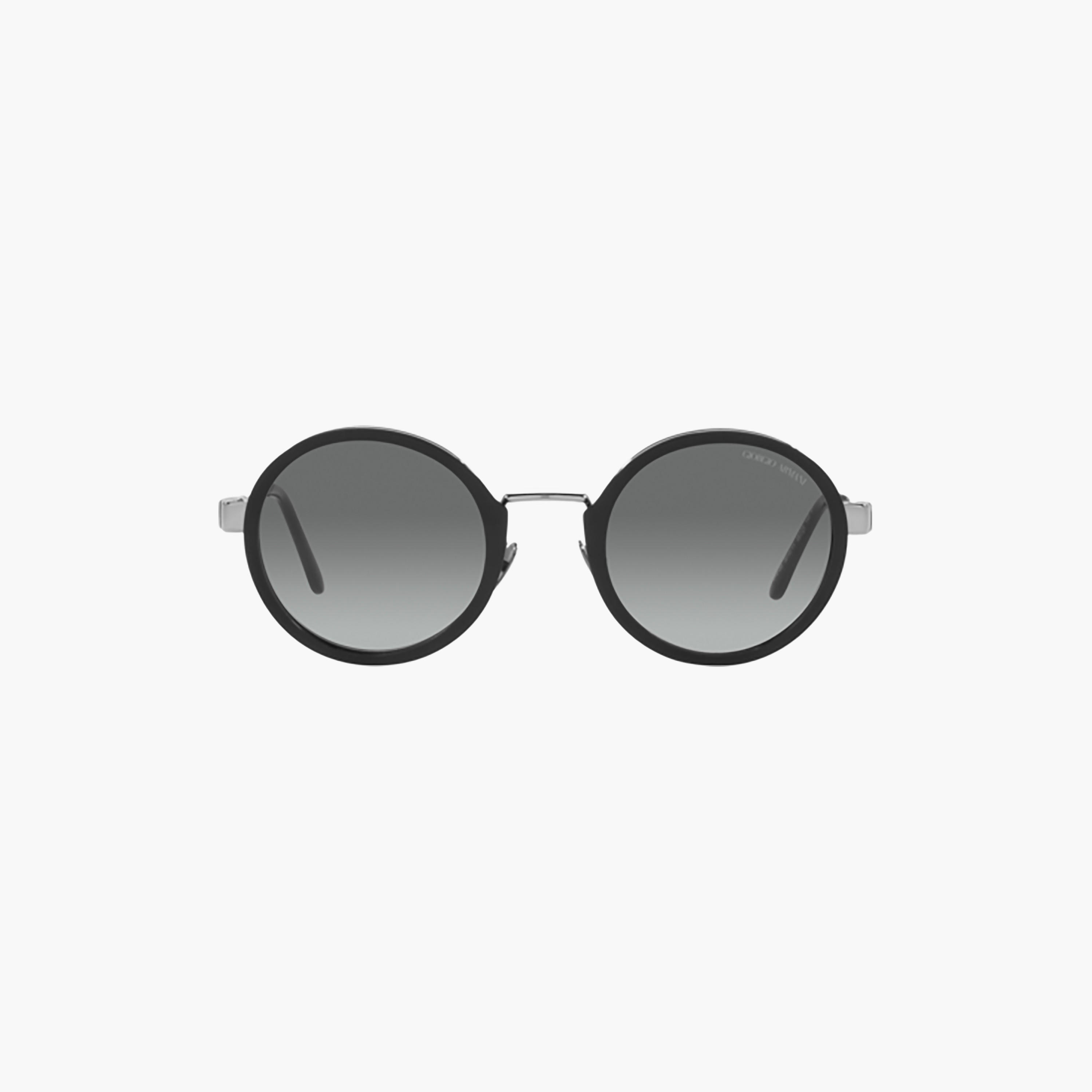 نظارات شمسية دائرية رمادية للنساء من جورجيو أرماني | 6133-women-sunglasses-image-1