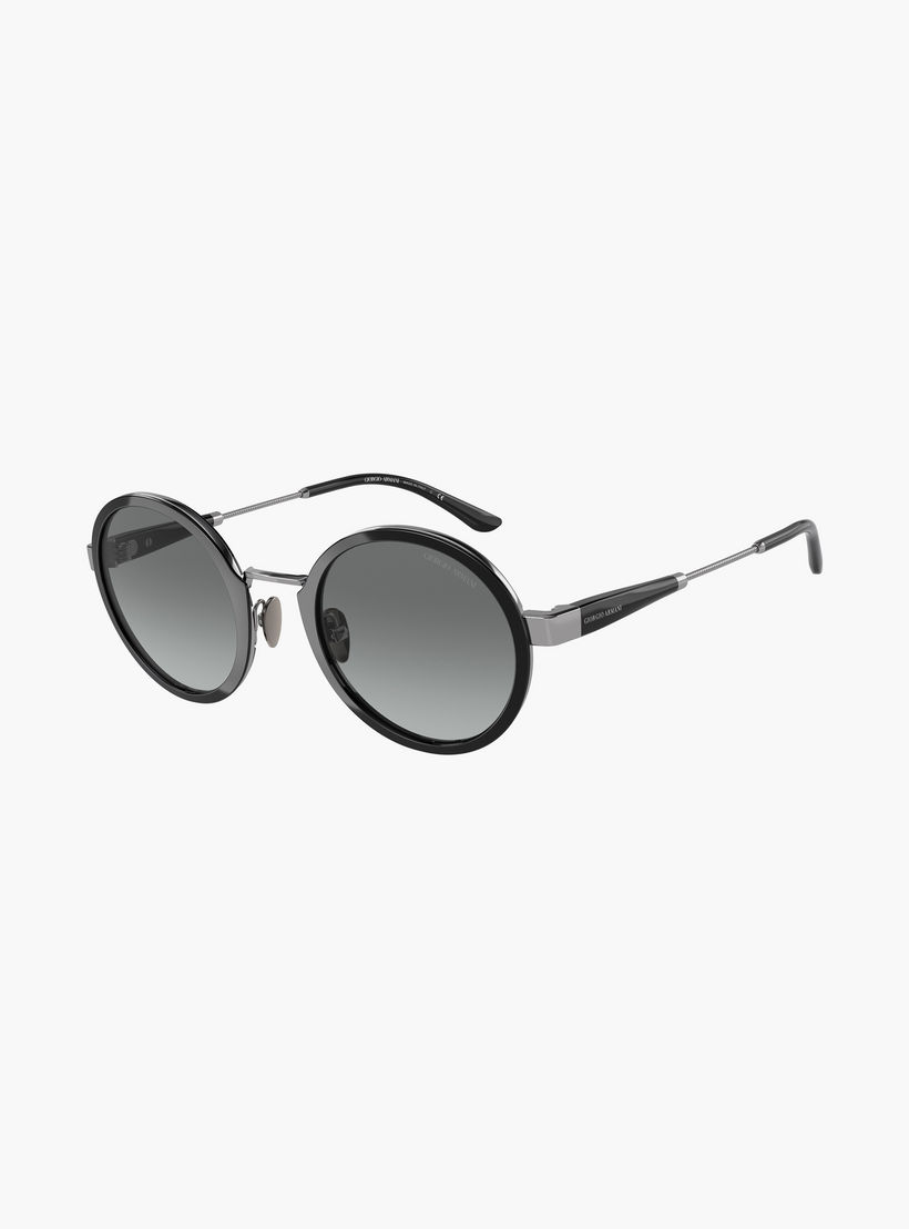 نظارات شمسية دائرية رمادية للنساء من جورجيو أرماني | 6133-women-sunglasses-image-3