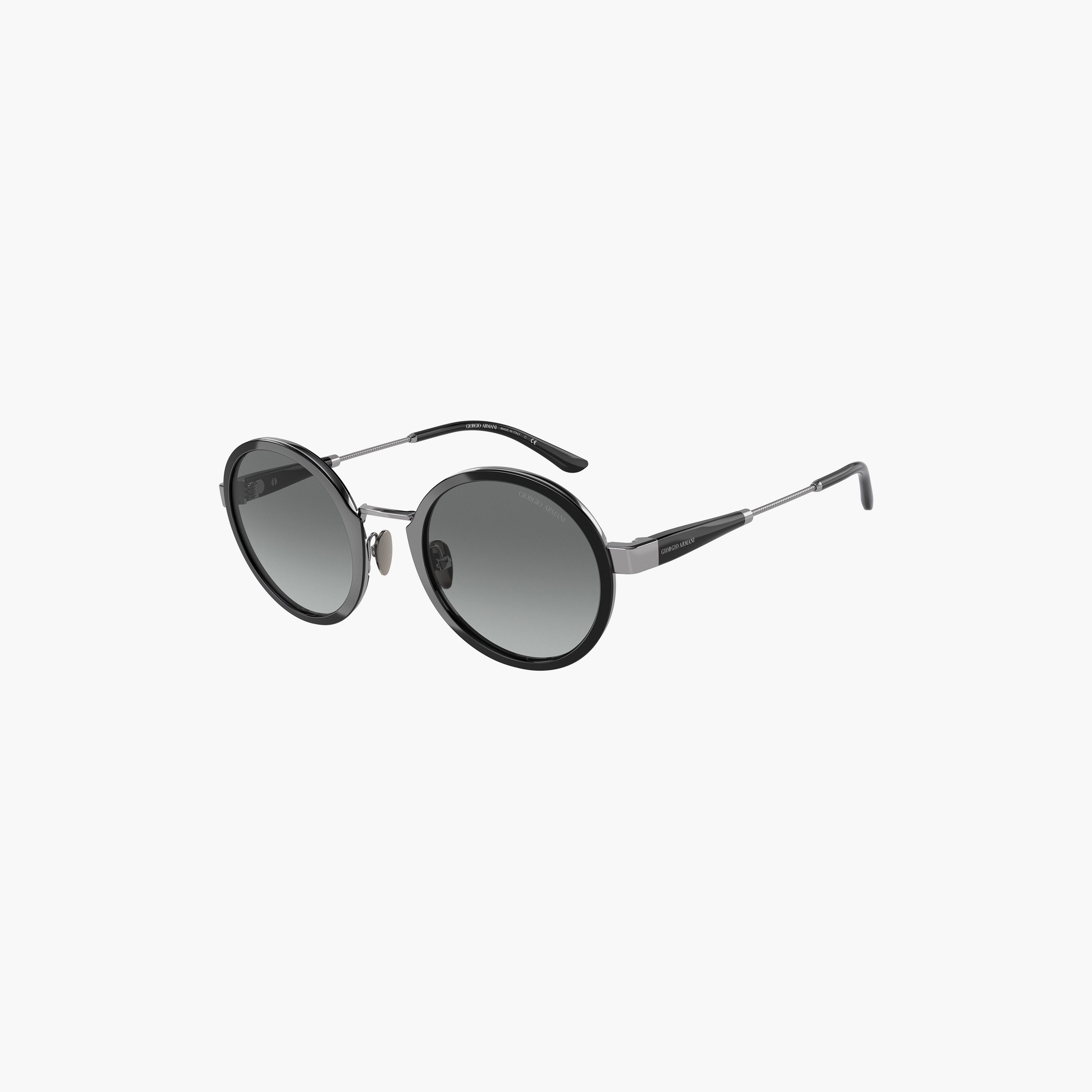Giorgio Armani Women Round Grey Sunglasses | 6133-women-sunglasses-image-3