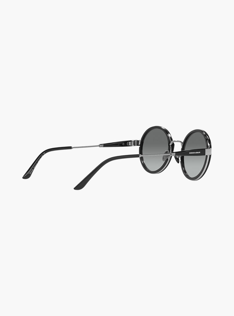 نظارات شمسية دائرية رمادية للنساء من جورجيو أرماني | 6133-women-sunglasses-image-4