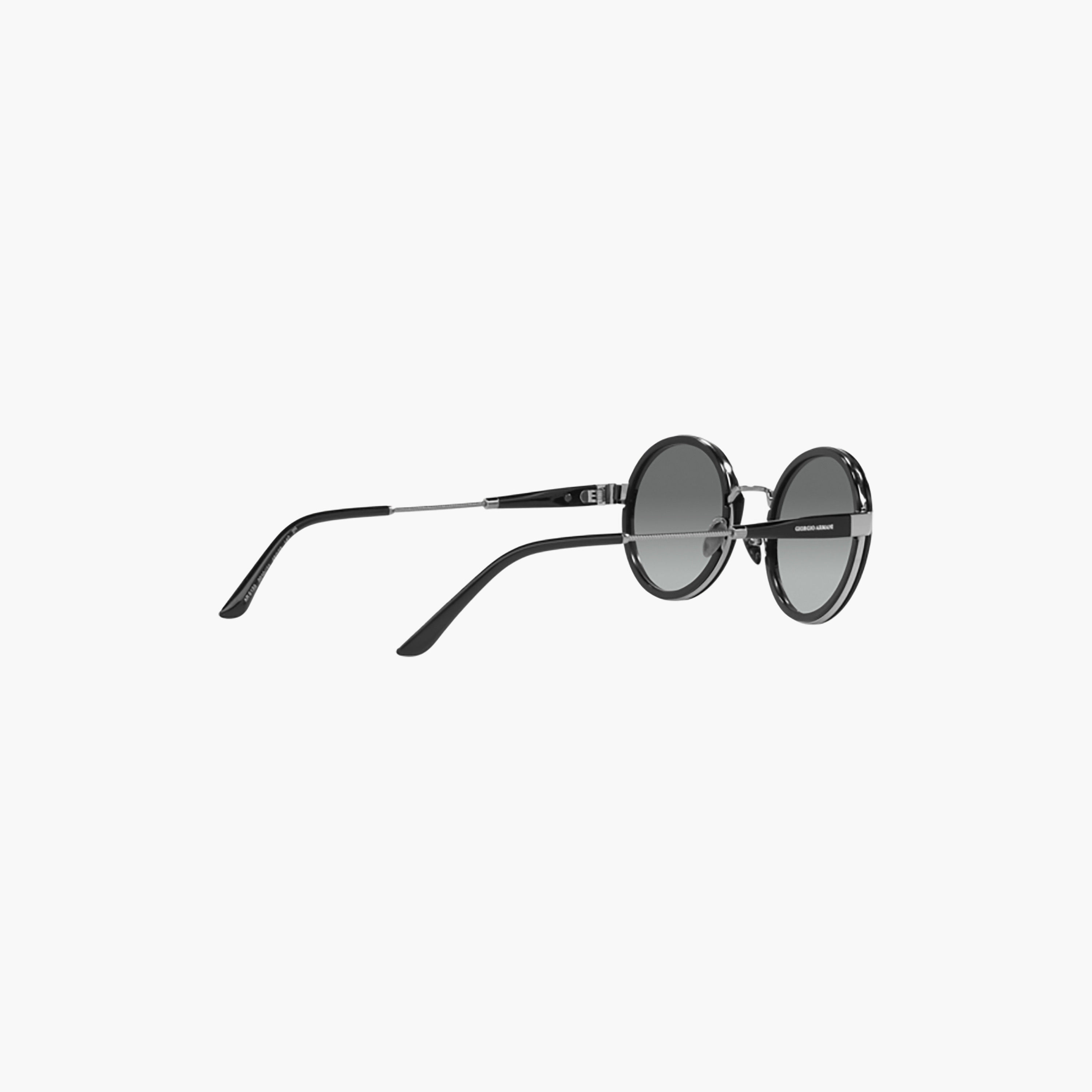 Giorgio Armani Women Round Grey Sunglasses | 6133-women-sunglasses-image-4