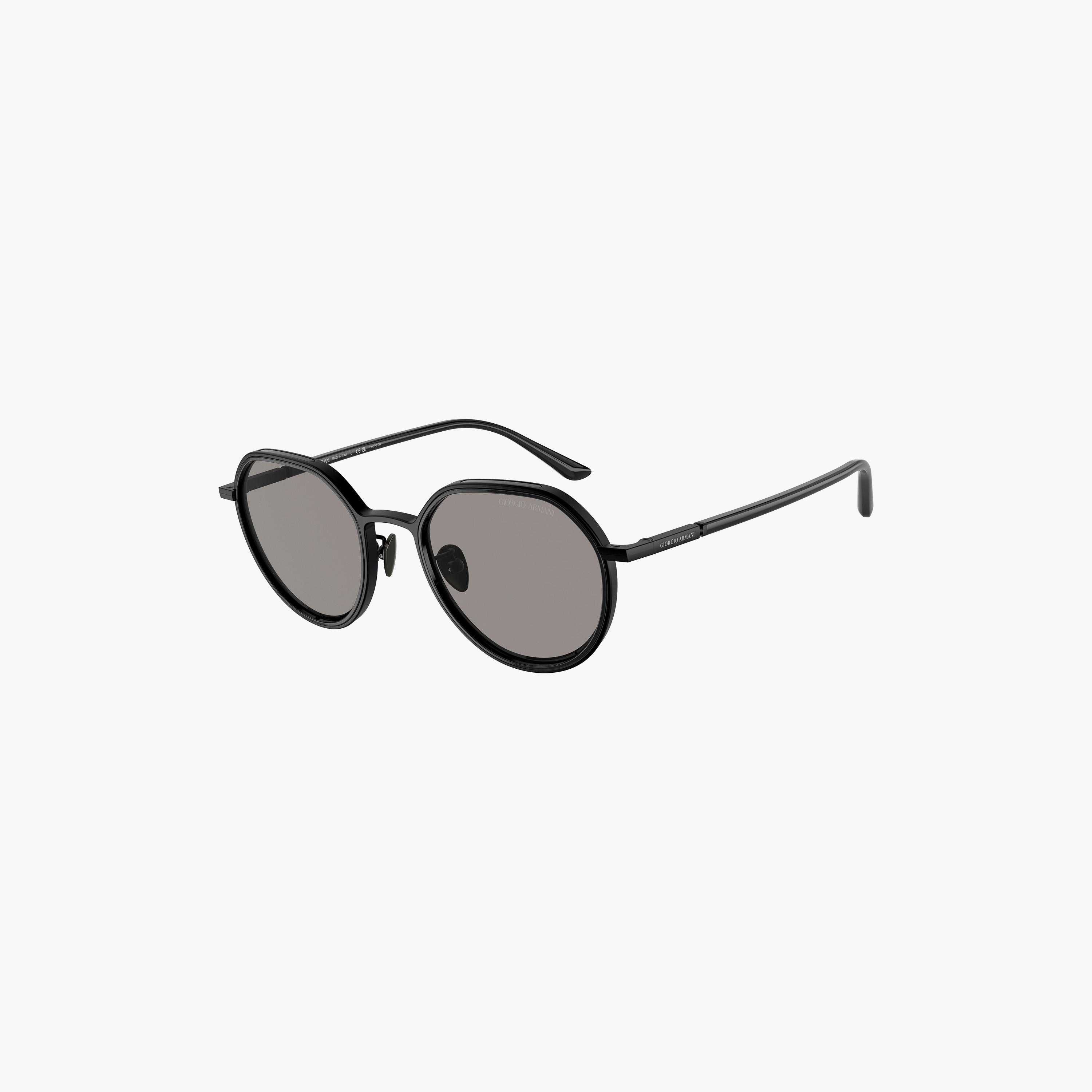 Giorgio Armani Men Round Grey Sunglasses | 6144-men-sunglasses-image-3
