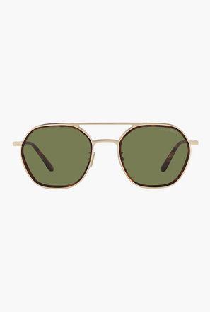 نظارات شمسية دائرية خضراء للرجال من جورجيو أرماني | 6145-men-sunglasses-image-1