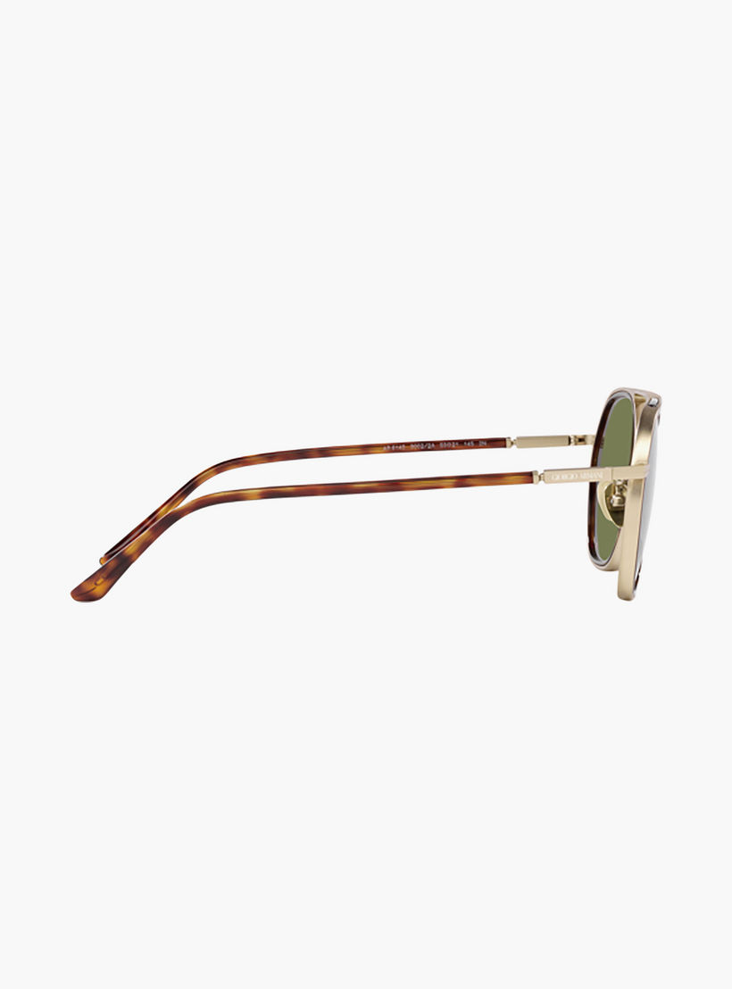 نظارات شمسية دائرية خضراء للرجال من جورجيو أرماني | 6145-men-sunglasses-image-2