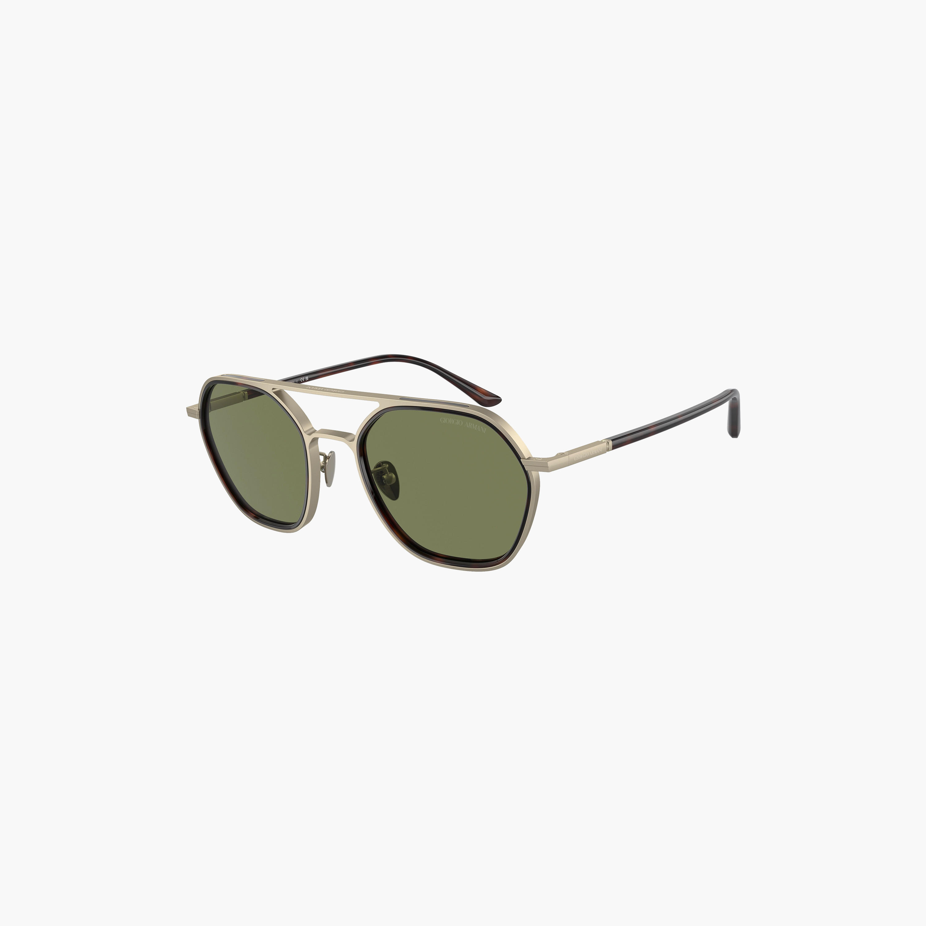 Giorgio Armani Men Round Green Sunglasses | 6145-men-sunglasses-image-3