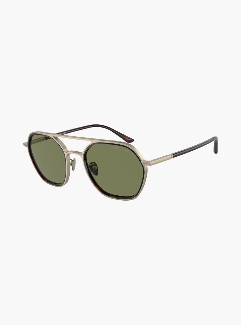 نظارات شمسية دائرية خضراء للرجال من جورجيو أرماني | 6145-men-sunglasses-image-3