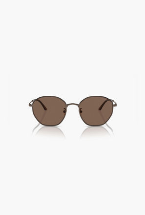 Giorgio Armani Men Round Brown Sunglasses | 6150-men-sunglasses-image-1