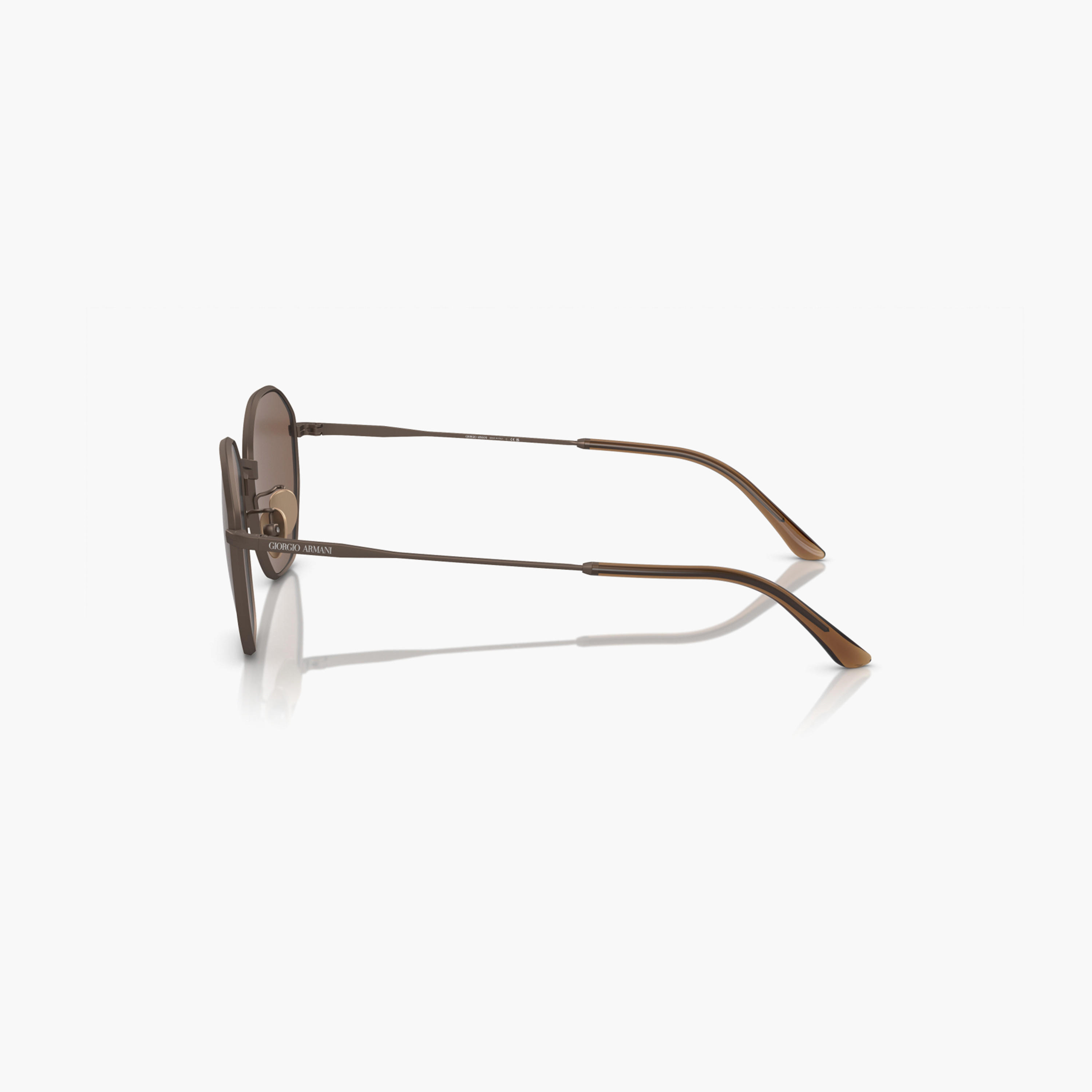 Giorgio Armani Men Round Brown Sunglasses | 6150-men-sunglasses-image-2