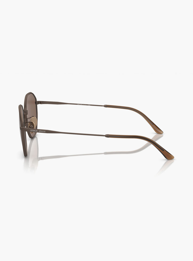 Giorgio Armani Men Round Brown Sunglasses | 6150-men-sunglasses-image-2
