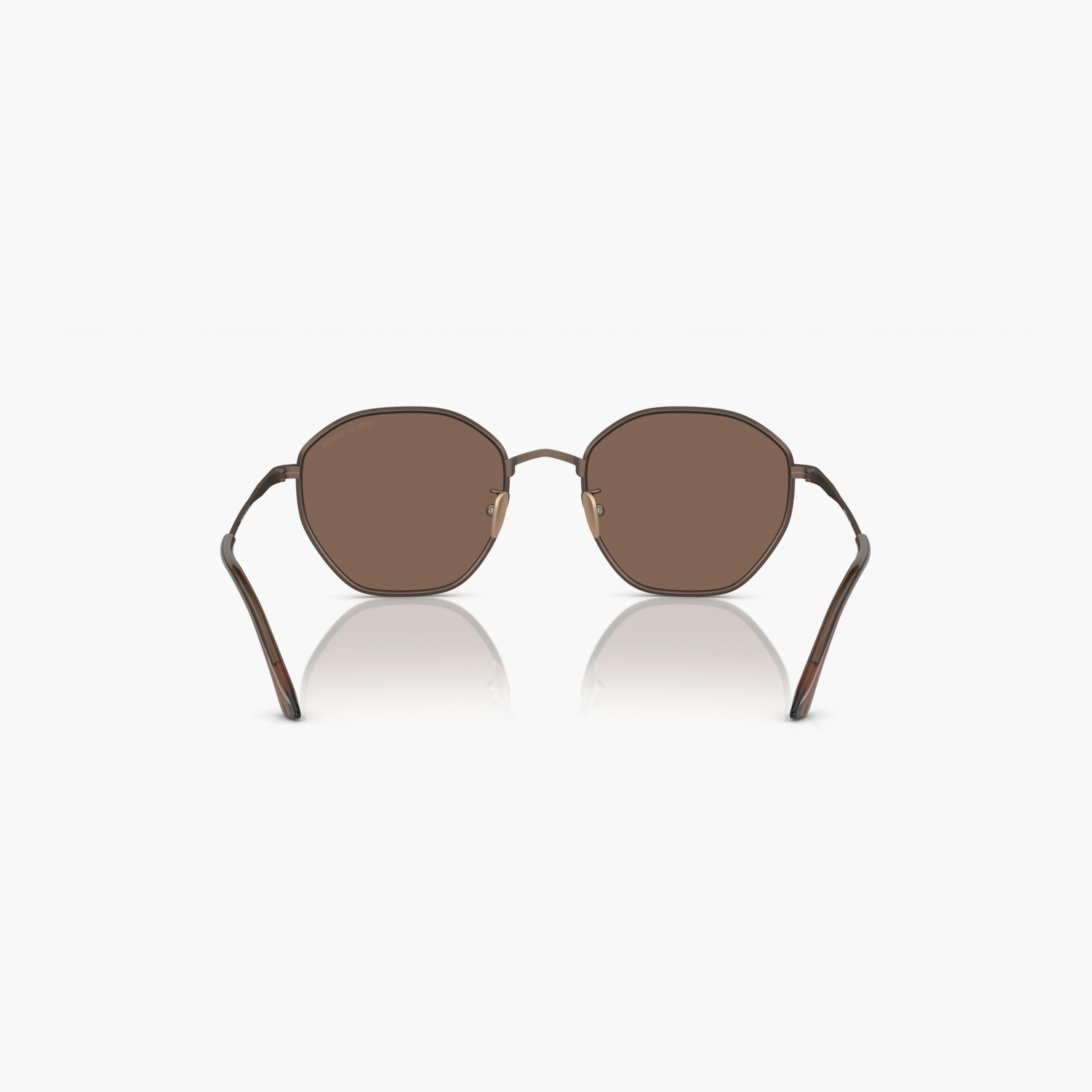 نظارات شمسية دائرية بنية اللون للرجال من جورجيو أرماني | 6150-men-sunglasses-image-5