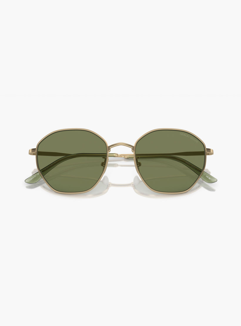 Giorgio Armani Men Round Green Sunglasses | 6150-men-sunglasses-image-2