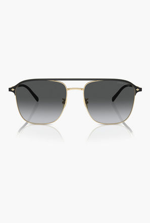 نظارات شمسية رجالية من جورجيو أرماني بتصميم طيار وعدسات رمادية مستقطبة | 6154-men-sunglasses-image-1