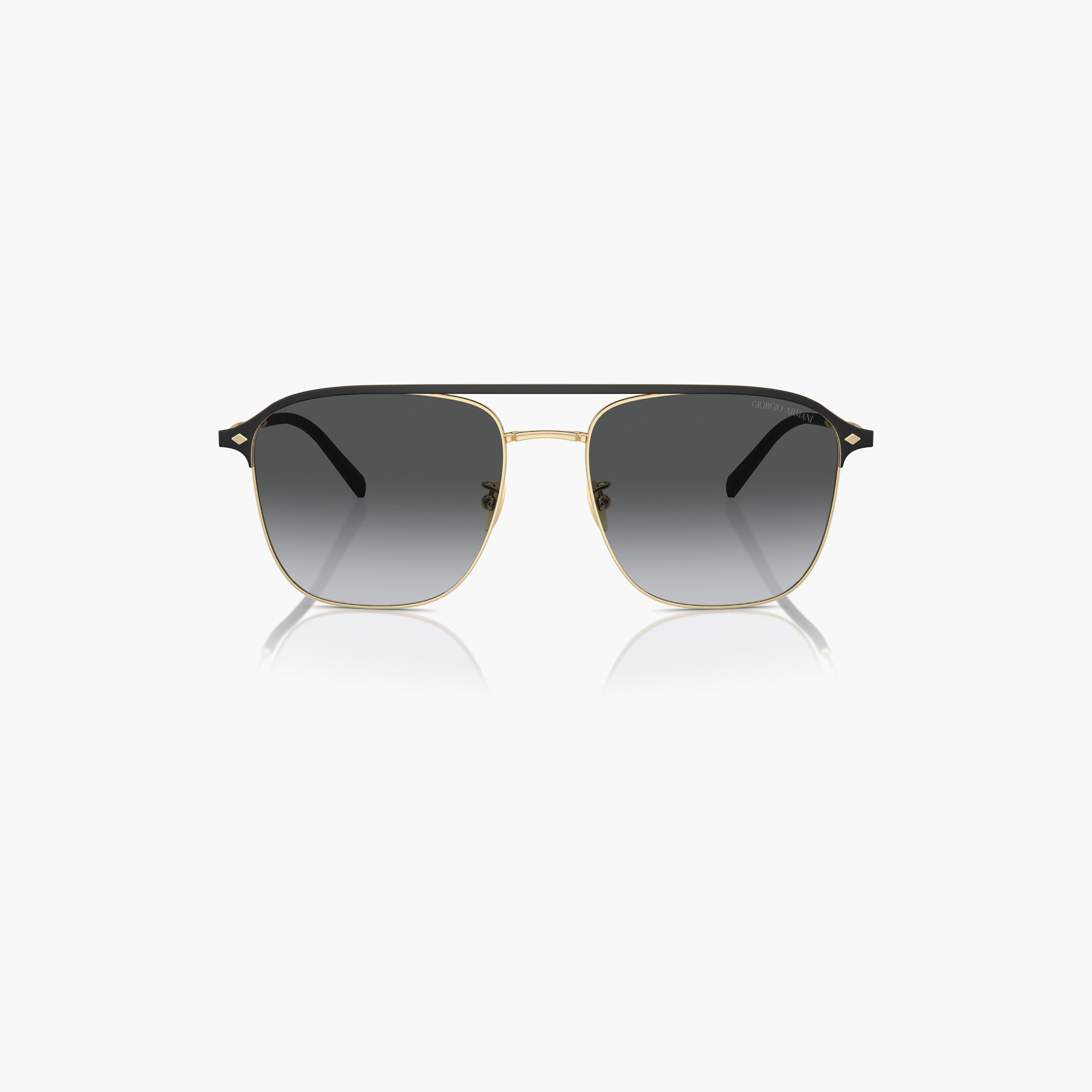 نظارات شمسية رجالية من جورجيو أرماني بتصميم طيار وعدسات رمادية مستقطبة | 6154-men-sunglasses-image-1