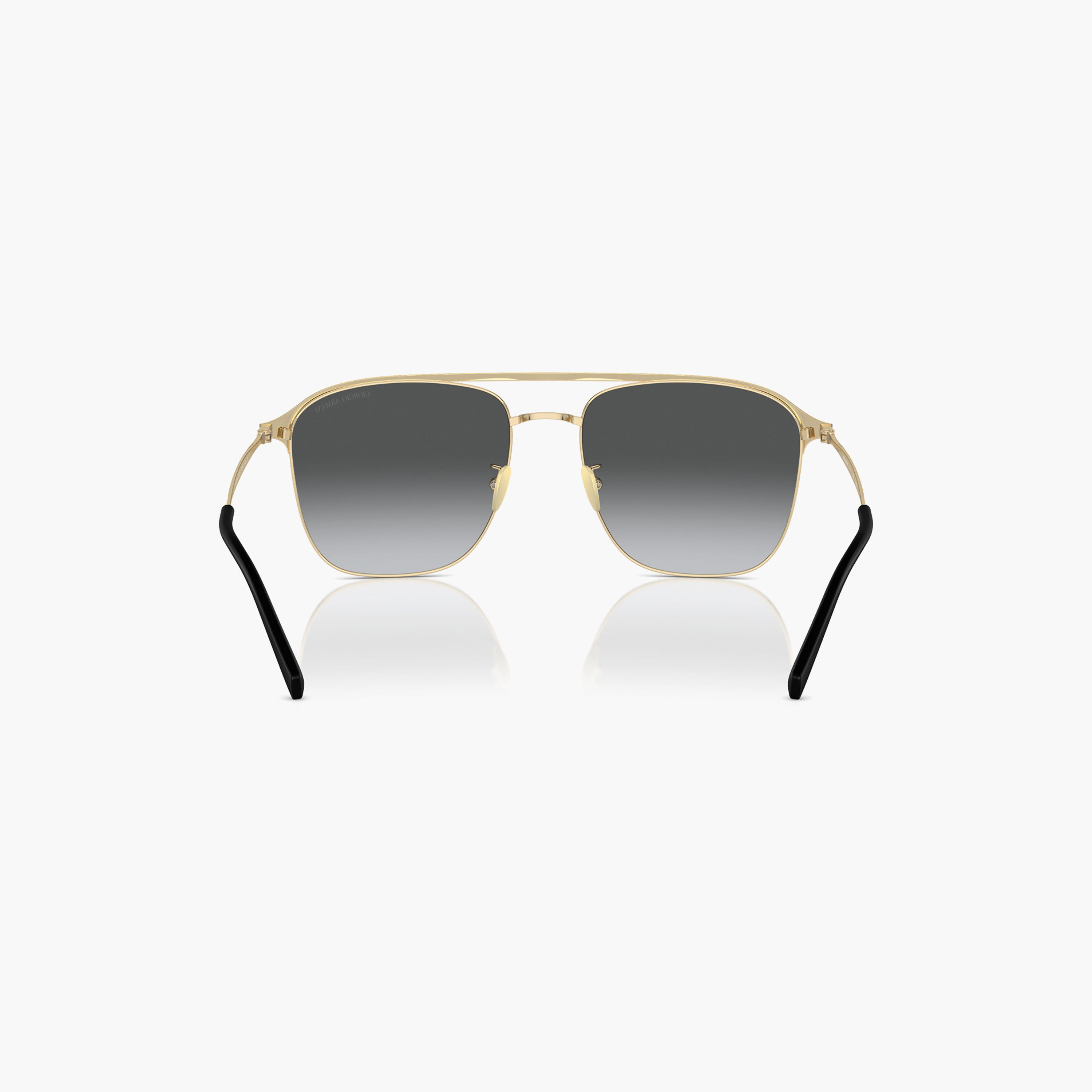 نظارات شمسية رجالية من جورجيو أرماني بتصميم طيار وعدسات رمادية مستقطبة | 6154-men-sunglasses-image-6