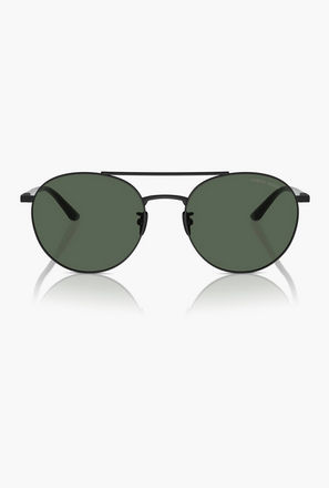 نظارات شمسية دائرية خضراء للرجال من جورجيو أرماني | 6156-men-sunglasses-image-1