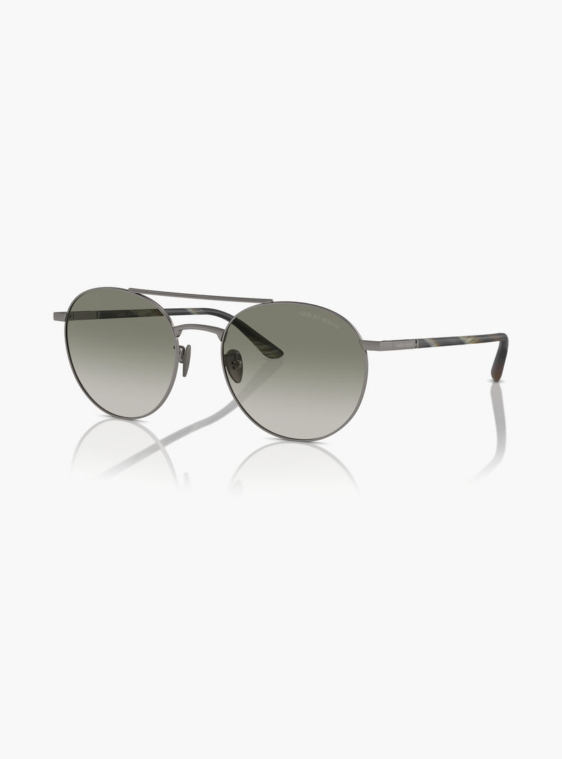 Giorgio Armani Men Round Green Sunglasses | 6156-men-sunglasses-image-3