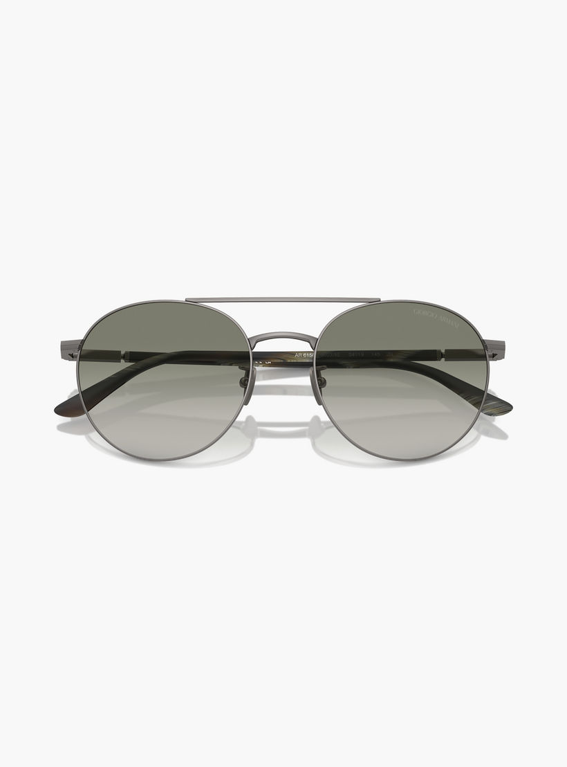 Giorgio Armani Men Round Green Sunglasses | 6156-men-sunglasses-image-4