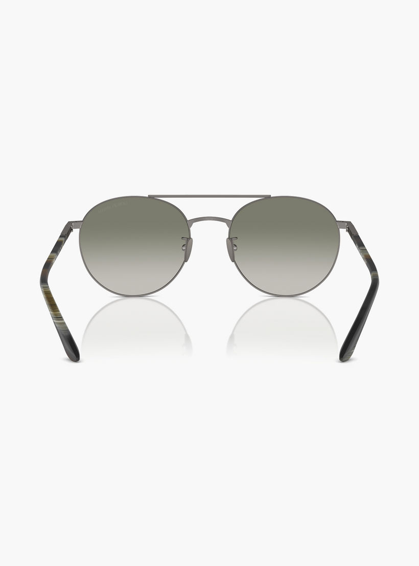 Giorgio Armani Men Round Green Sunglasses | 6156-men-sunglasses-image-6